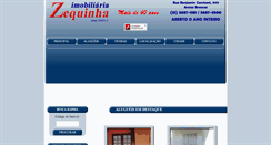 Desktop Screenshot of imobiliariazequinha.com.br